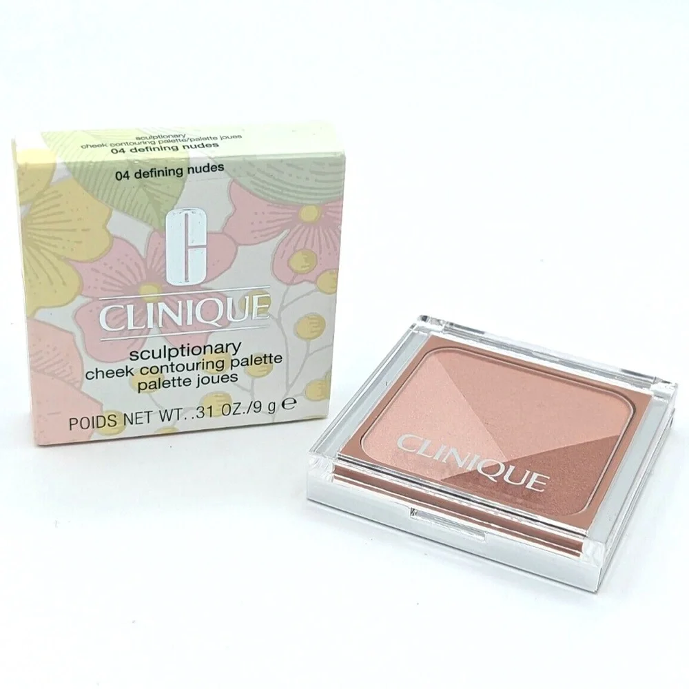 Clinique NEW Sculptionary Cheek Contouring Palette 04 Defining Nudes Makeup